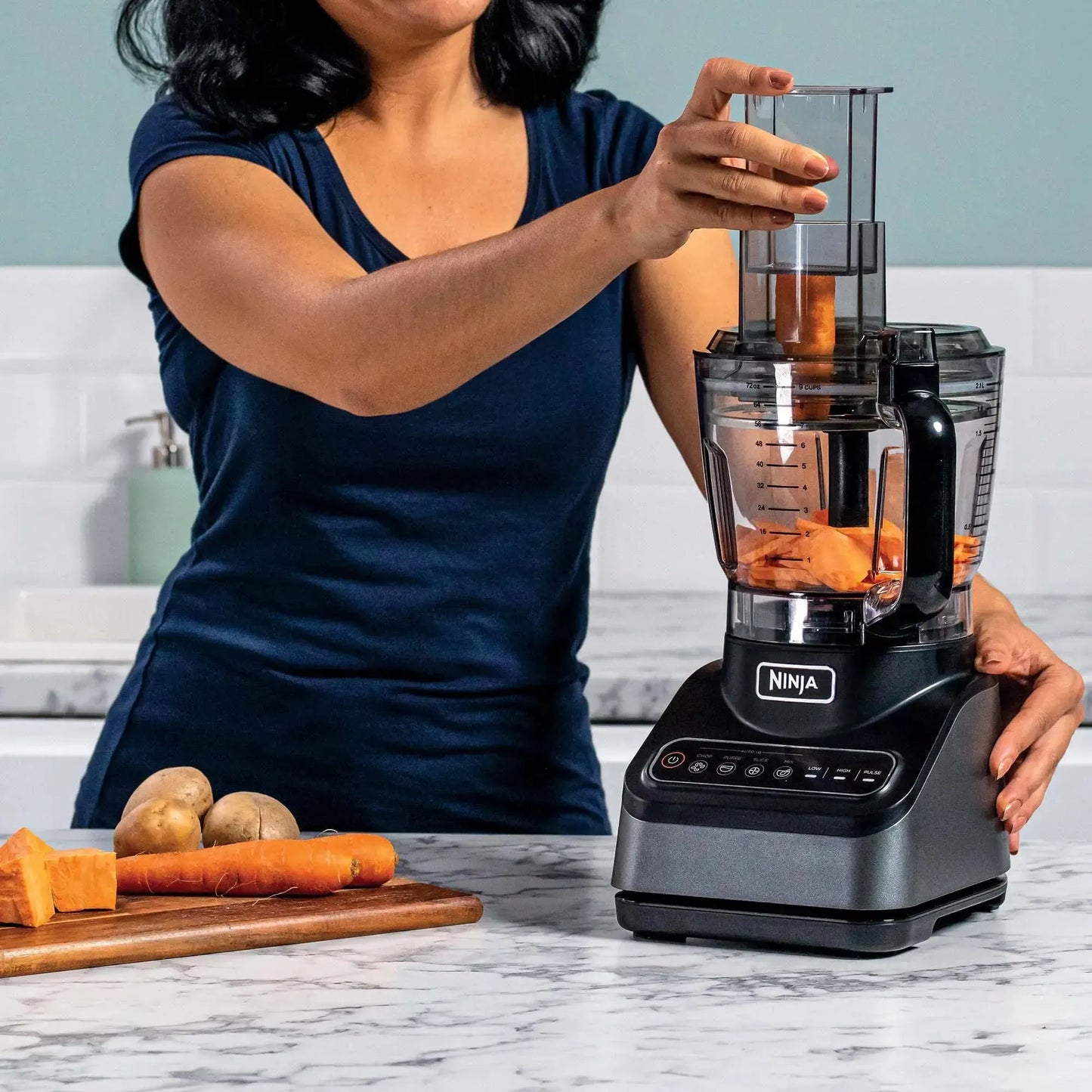 Procesador De Alimentos Professional 850W Ninja1#Gris
