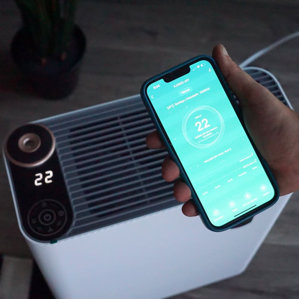 Purificador de Aire con humidificador Calm Mouvair4#Blanco