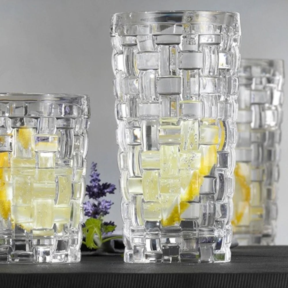 Nachtmann Vorteilsset: 2x4 Longdrink Gläser Bossa Nova + Gratis Trinitae Körperpflegeprodukt