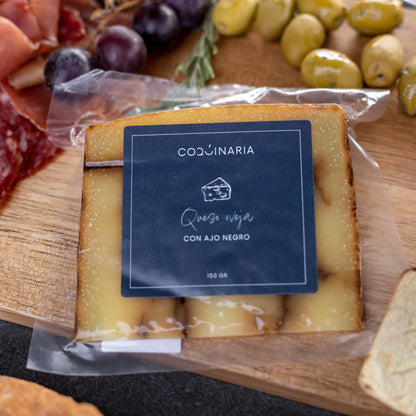 Queso Oveja con ajo negro 150 grs Coquinaria-Gourmet