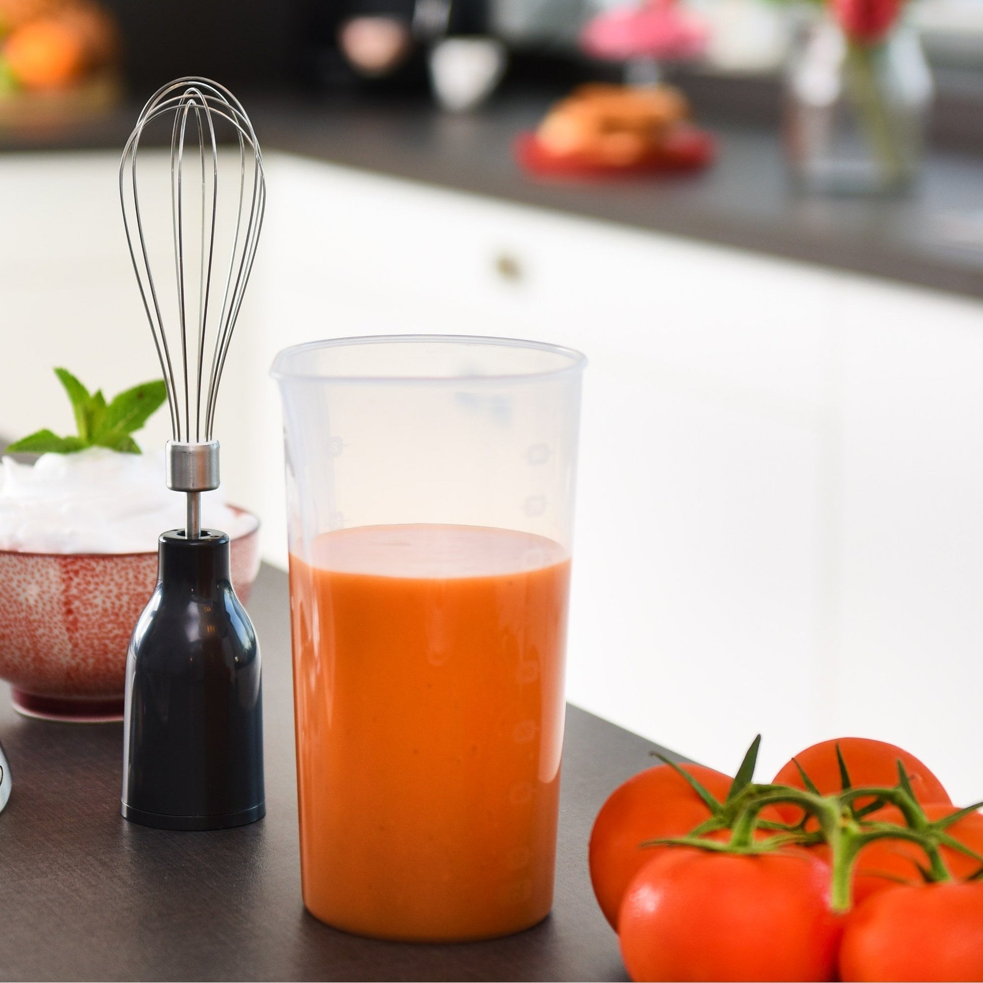 Licuadora De inmersión Quickchef 3 En 1 Moulinex4#Plateado