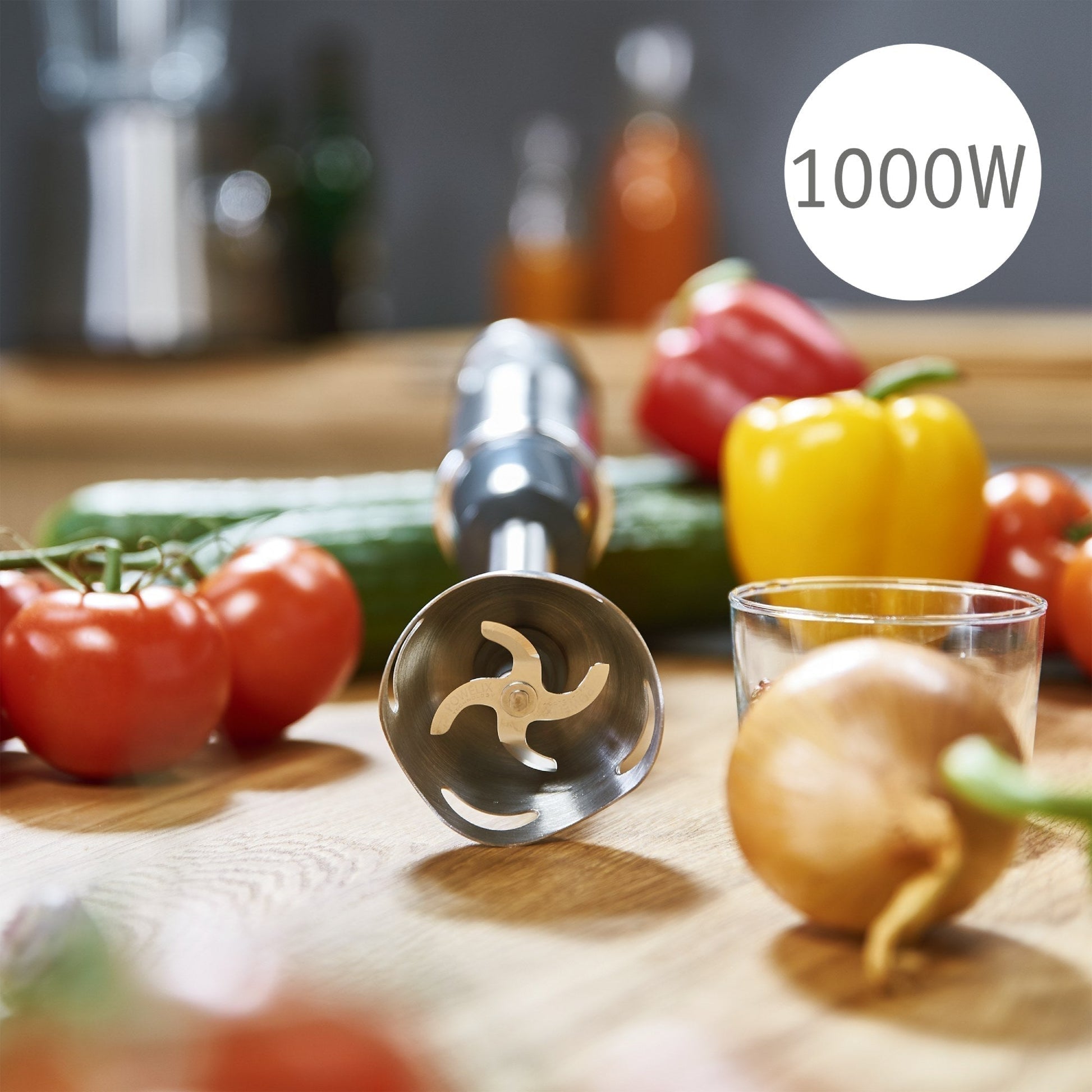 Licuadora De inmersión Quickchef 3 En 1 Moulinex5#Plateado