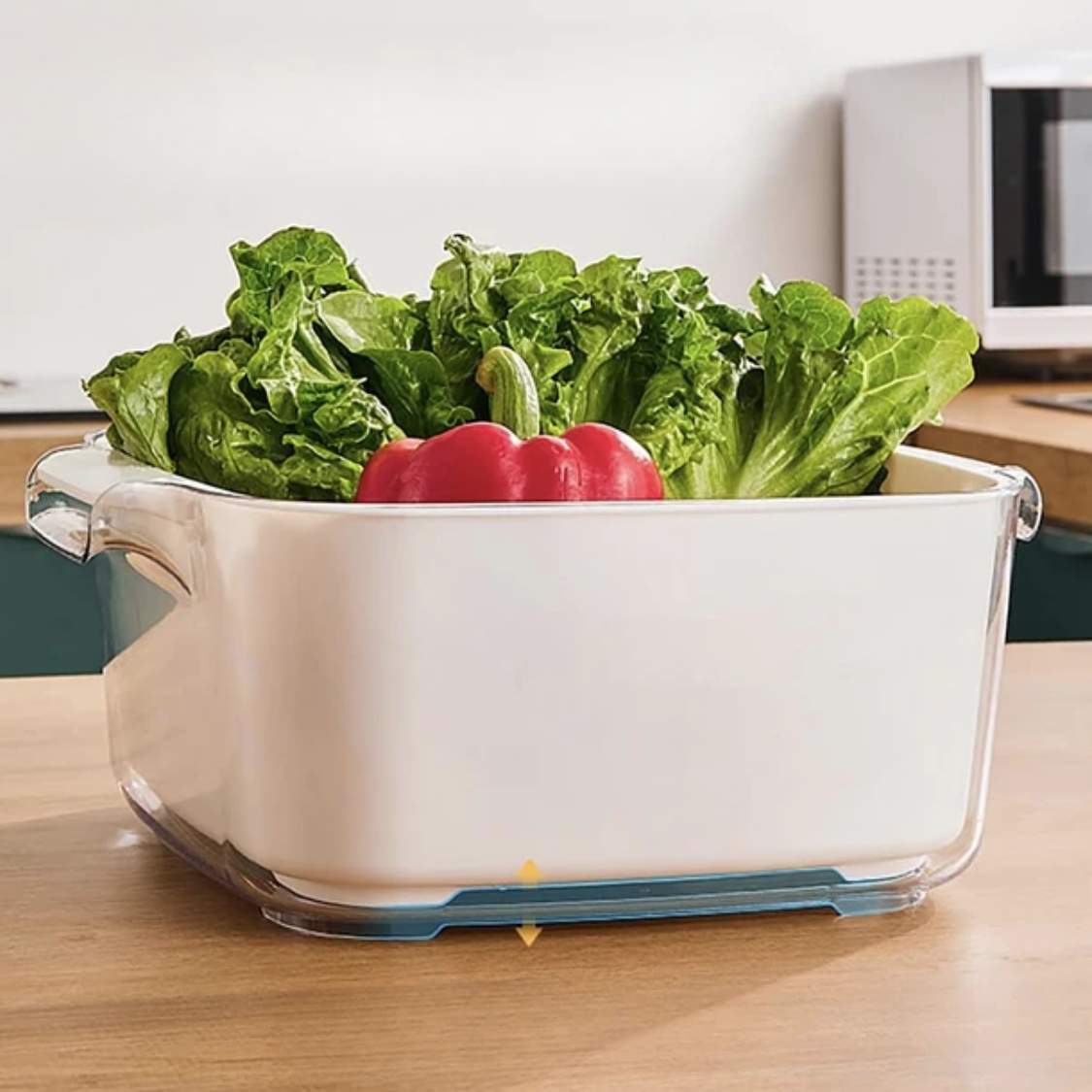 Recipiente Colador Multiuso Santú Home & Deco5#Blanco