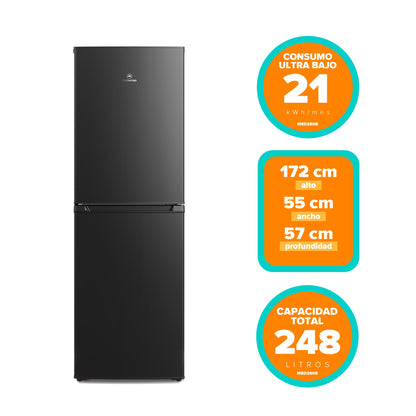 Refrigerador 248L Frío Directo Bottom Freezer MED250B Mademsa-Refrigeradores