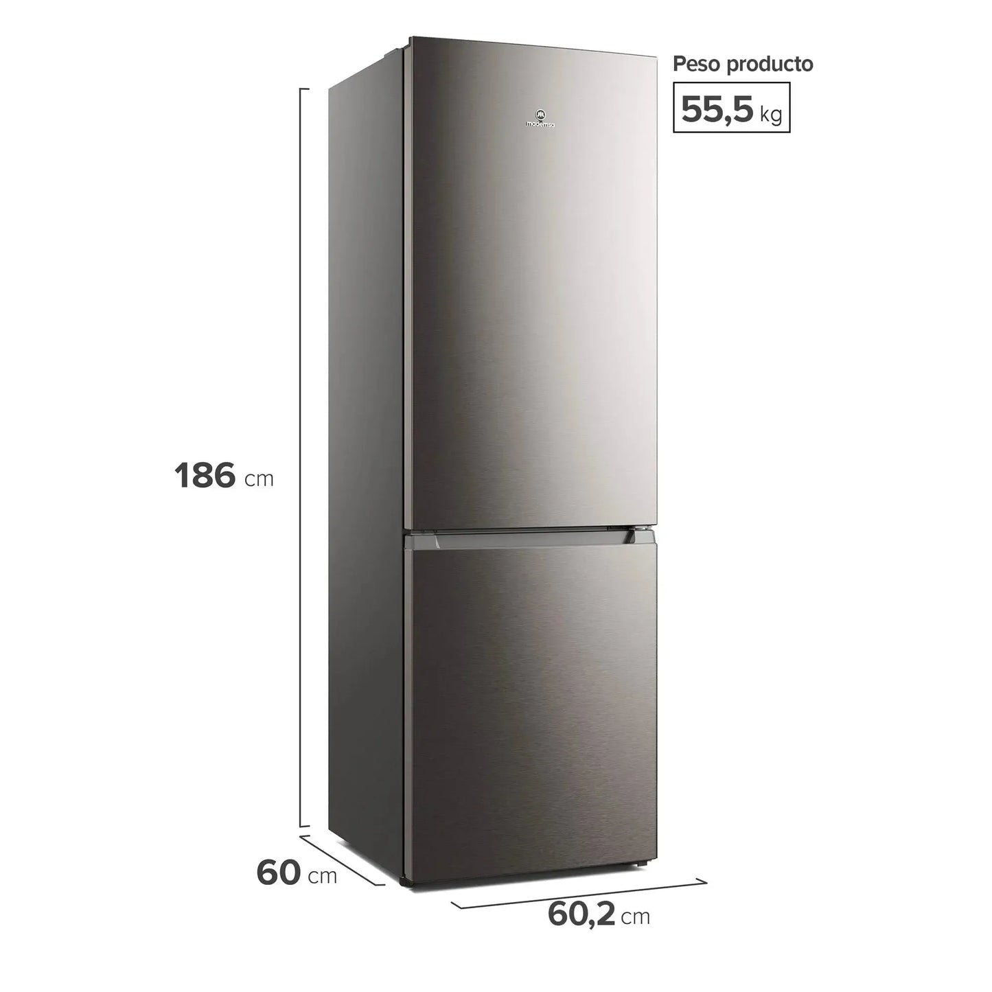 Refrigerador 285L No Frost Bottom Freezer Inverter MI60S Mademsa-Refrigeradores