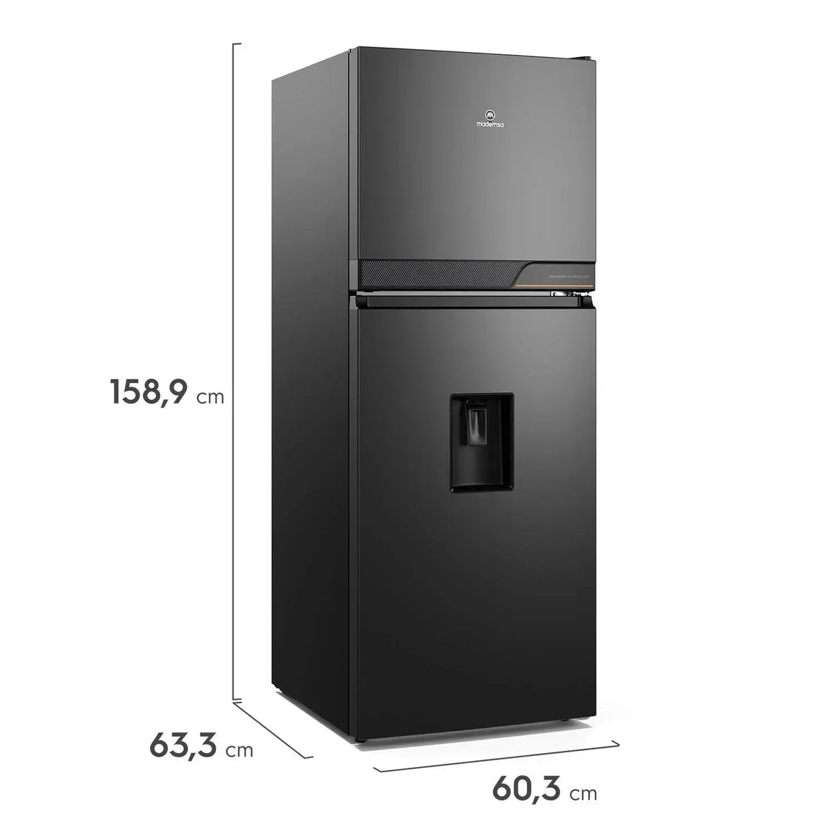 Refrigerador 291L No Frost Top Freezer Inverter Altus 1300INW Mademsa-Refrigeradores
