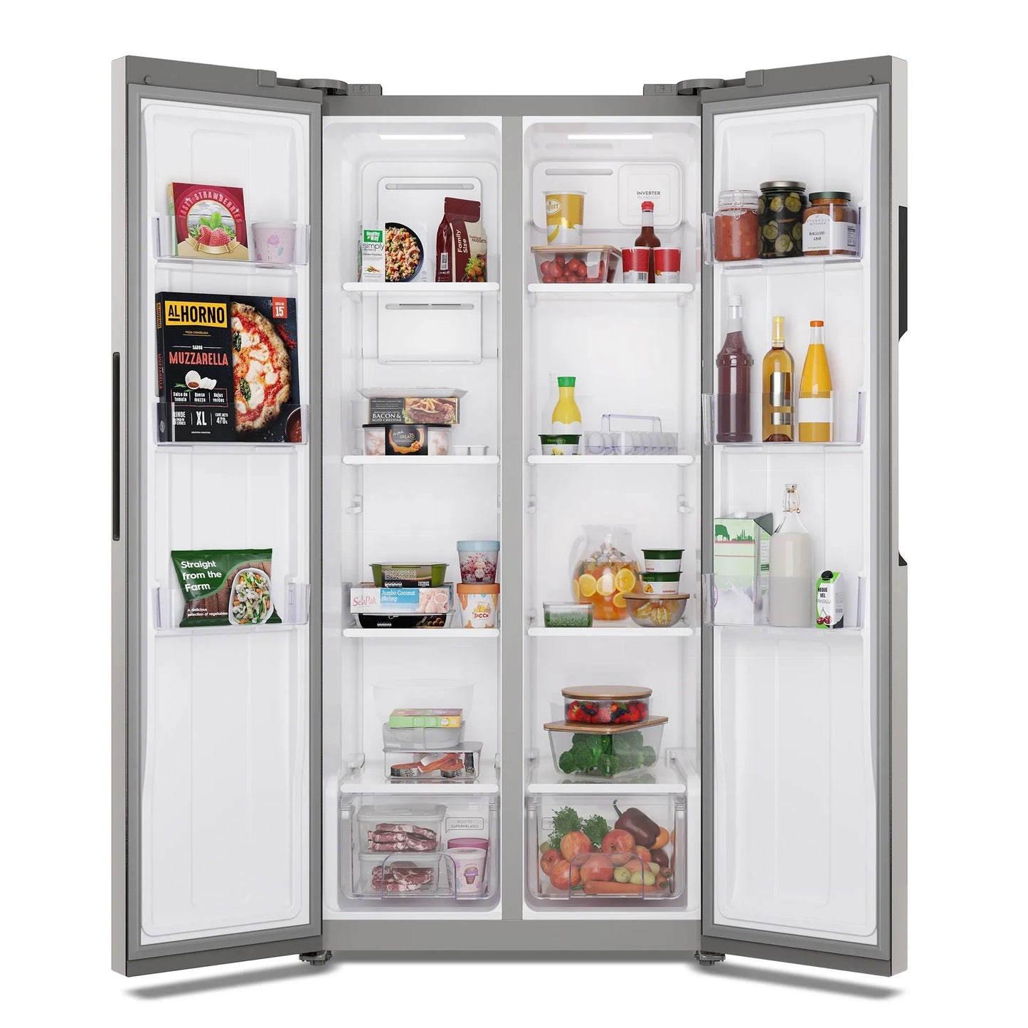 Refrigerador 430L No Frost Side By Side MAS430 Mademsa-Refrigeradores Side by Side