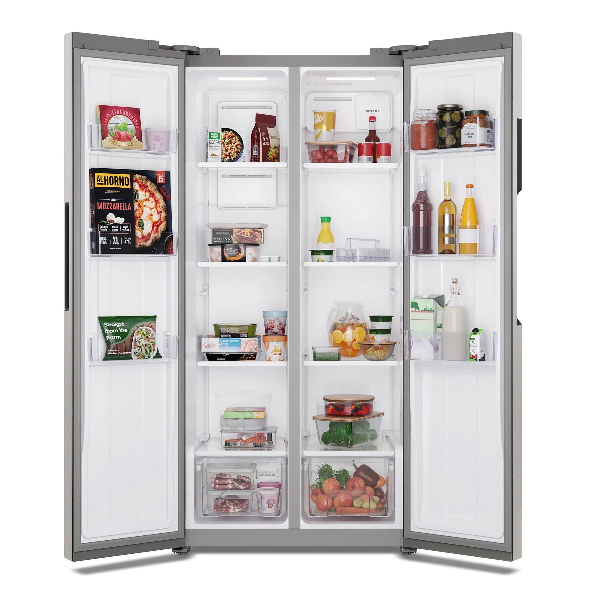 Refrigerador 430L No Frost Side By Side MAS430 Mademsa-Refrigeradores Side by Side