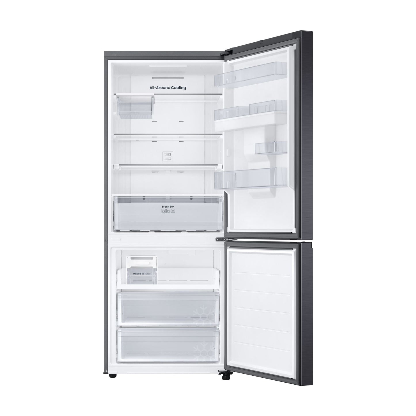 Refrigerador Bottom Mount Freezer 459 lt No Frost RB50DG6320B1ZS. Samsung.4#Inox Black