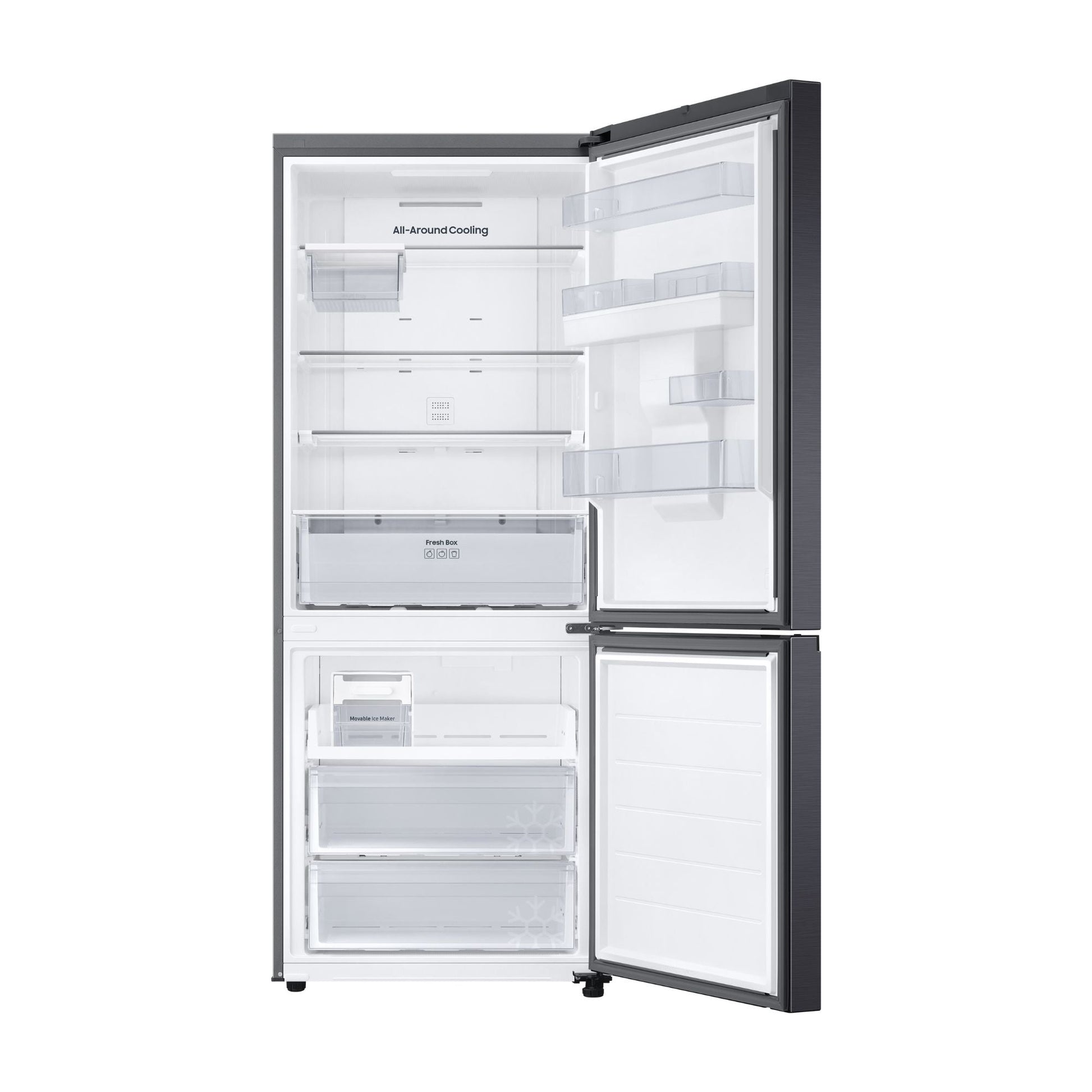 Refrigerador Bottom Mount Freezer 459 lt No Frost RB50DG6320B1ZS. Samsung.4#Inox Black