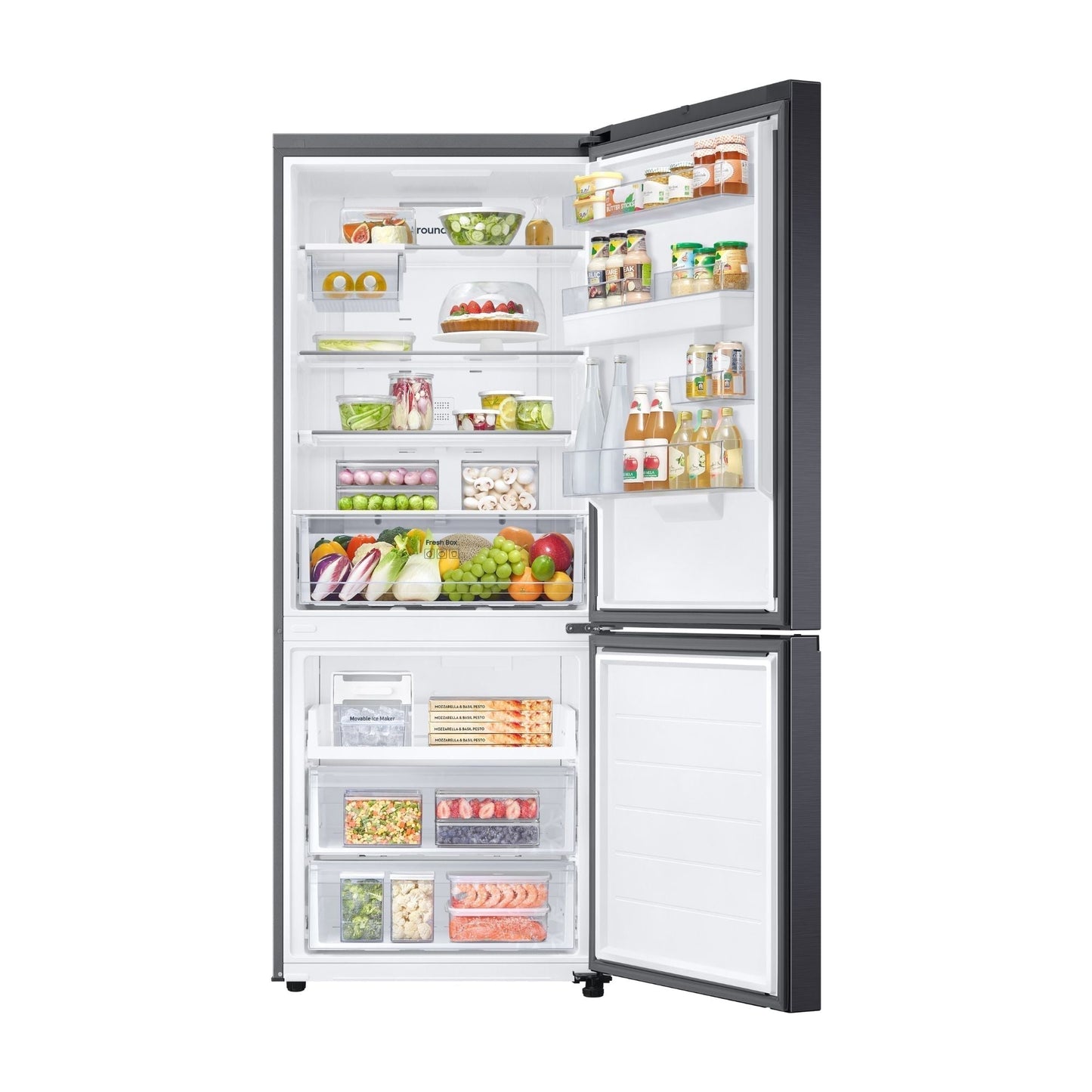 Refrigerador Bottom Mount Freezer 459 lt No Frost RB50DG6320B1ZS. Samsung.6#Inox Black