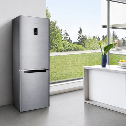 Refrigerador Bottom Mount Freezer RB33J3230SAZS 328 Lts Samsung - Caja Dañada-Refrigeradores