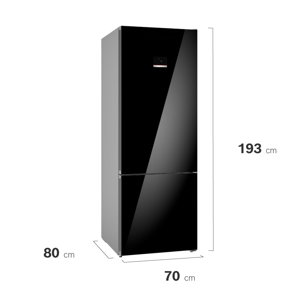 Refrigerador KGN56LBE0N Combi 505 Lts Bosch2#Negro