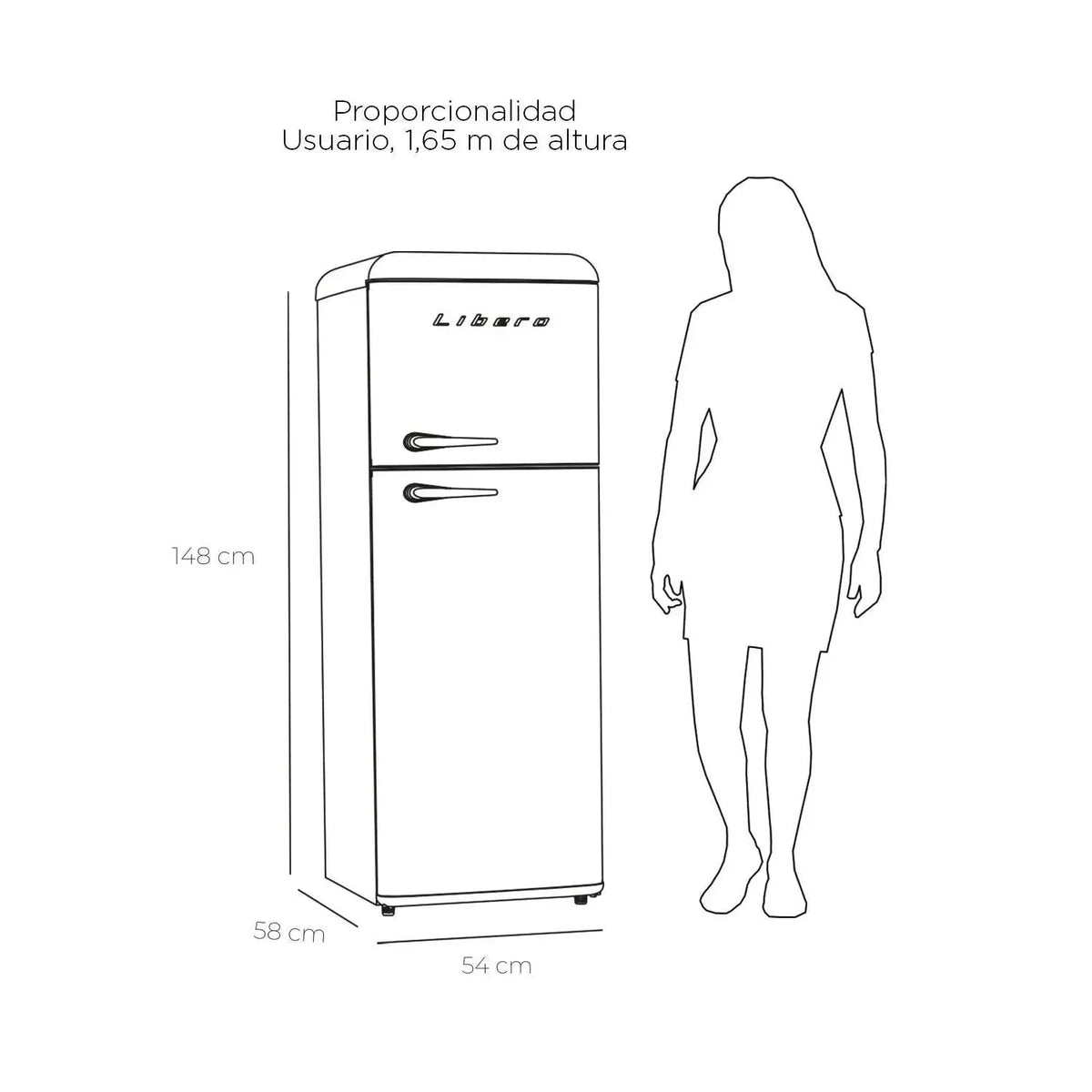 REFRIGERADOR RETRO FRIO DIRECTO 204 LTS LRT-210DFMR MENTA-Refrigeradores