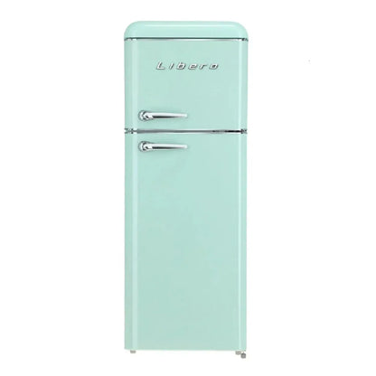 REFRIGERADOR RETRO FRIO DIRECTO 204 LTS LRT-210DFMR MENTA-Refrigeradores