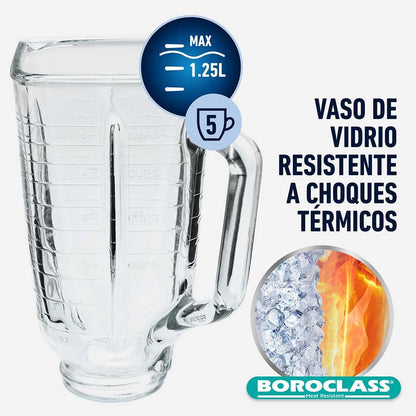 Repuesto Vaso Vidrio Boroclass 1.25 Lts Oster2#Sin Color