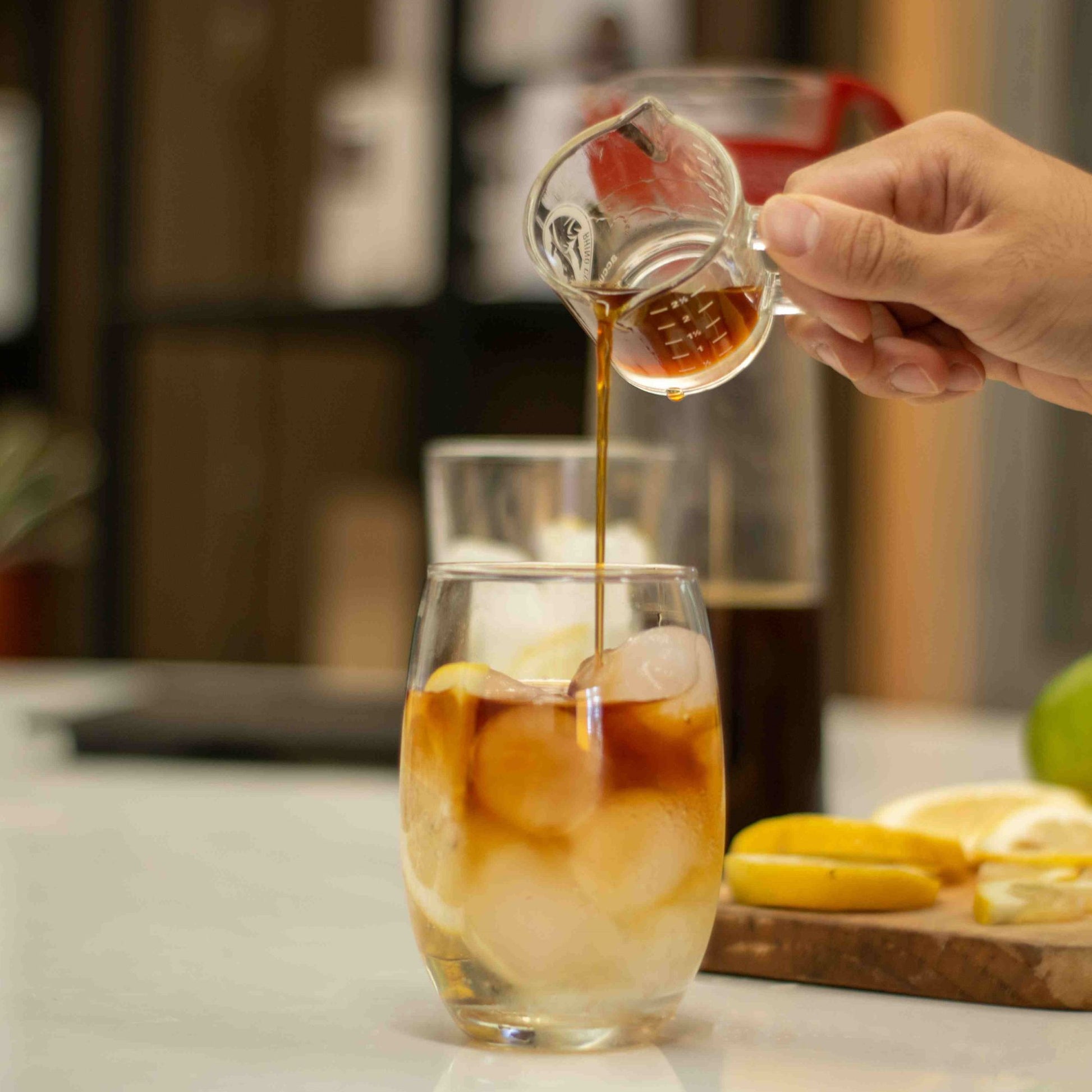 Vaso Medidor Café Shot Glass Double Spout Rhino1#Sin Color