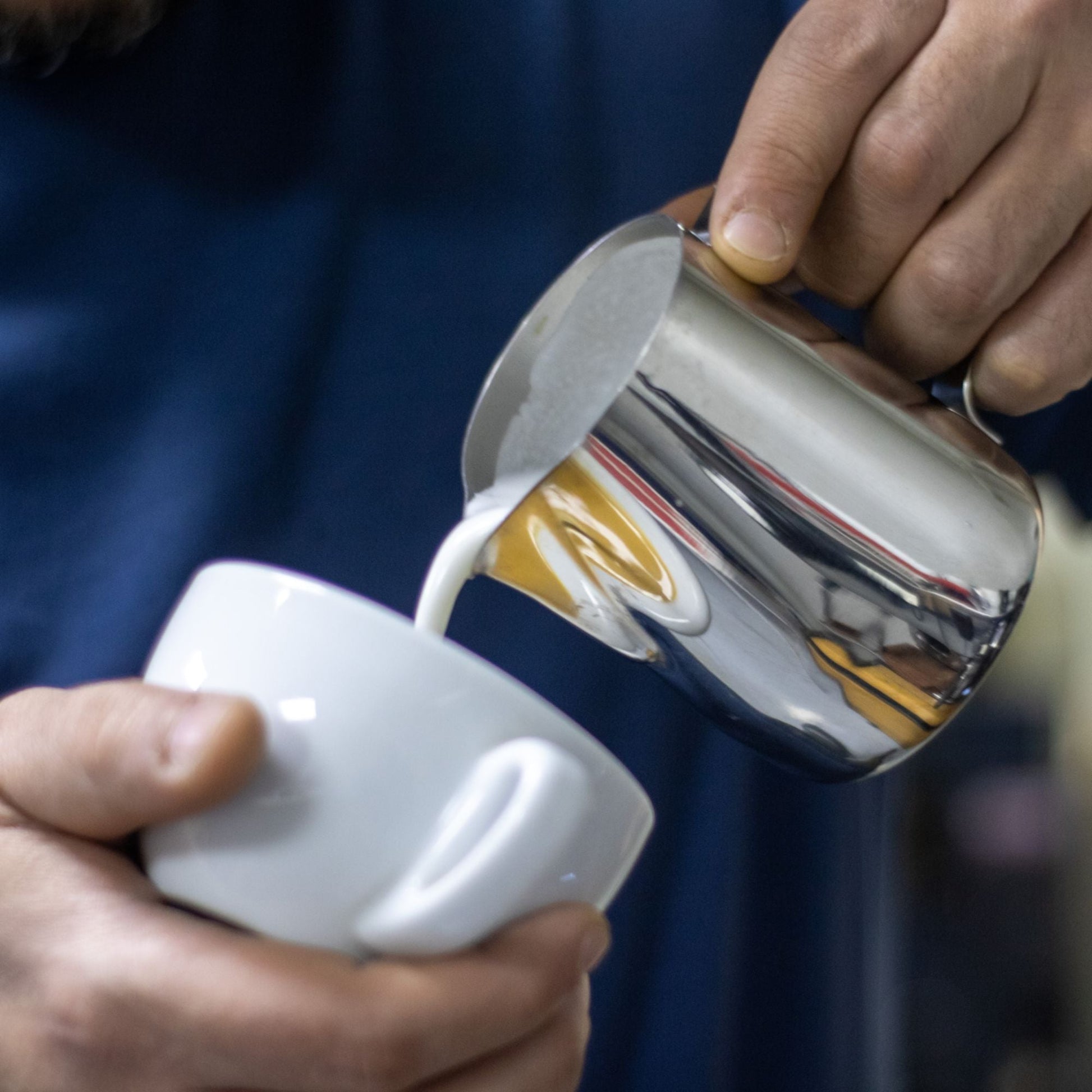 Classic Milk Pitcher 360ml/12oz Rhino1#Plateado