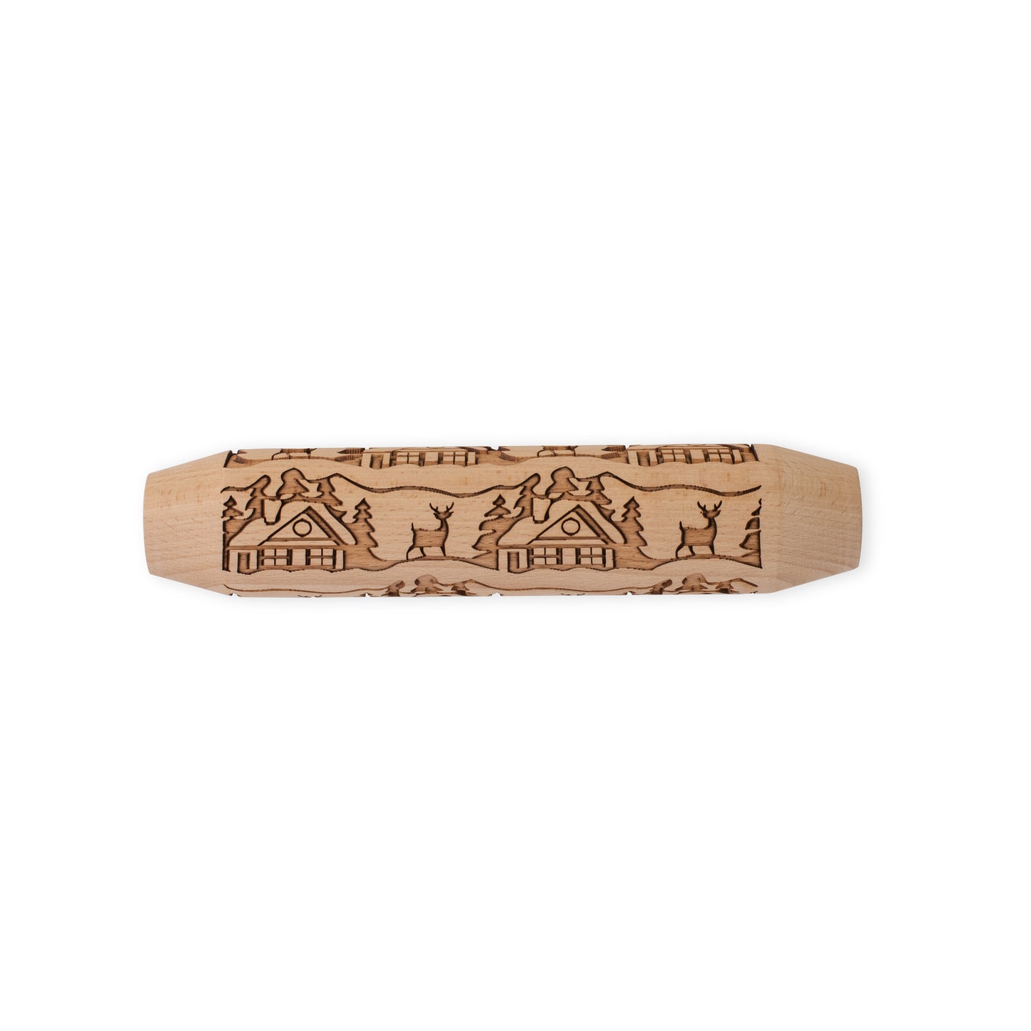Rodillo de Madera Woodland Cottage Embossed Rolling Pin Nordic Ware