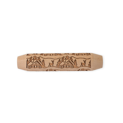 Rodillo de Madera Woodland Cottage Embossed Rolling Pin Nordic Ware