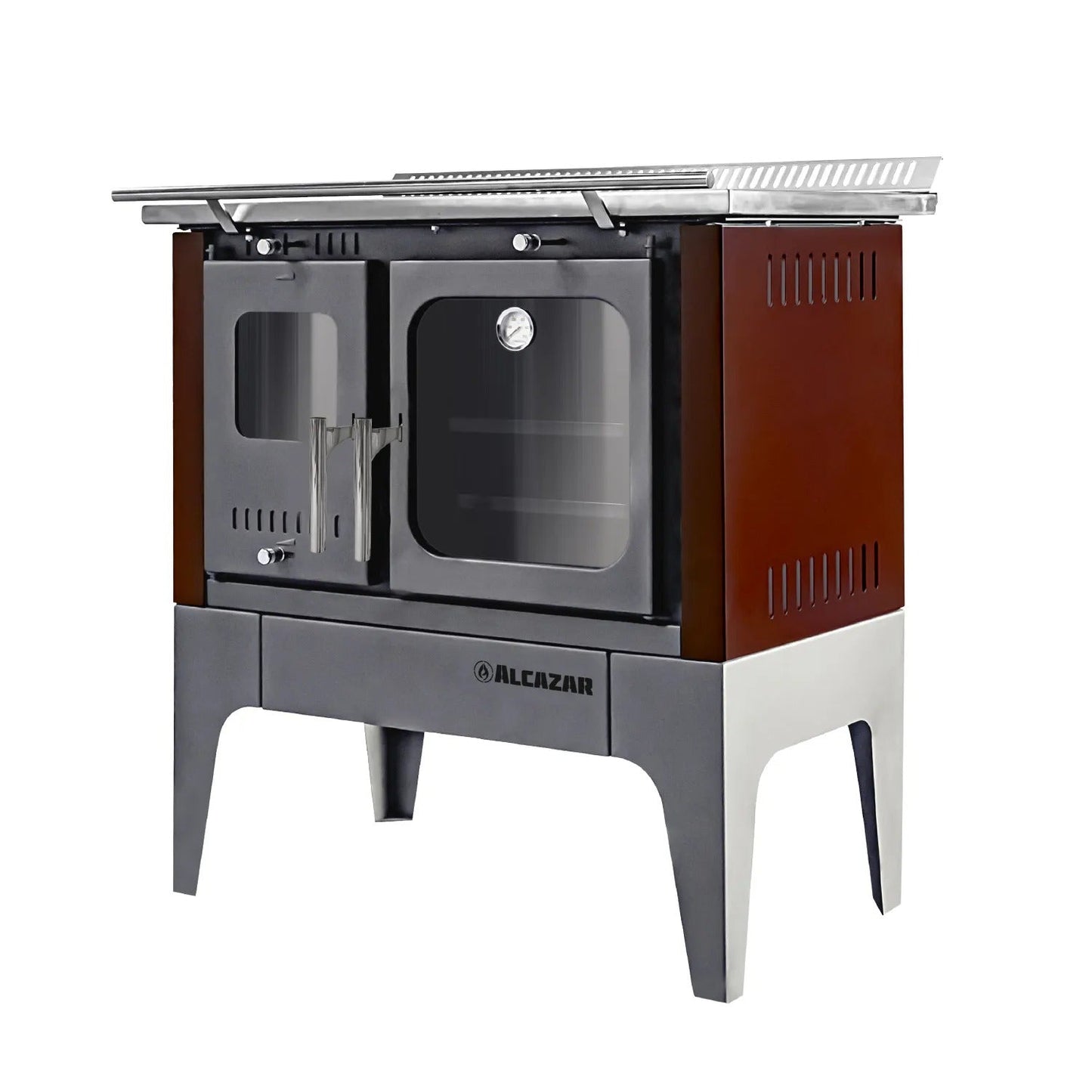 Cocina A Leña Europea S900 Alcazar11#Burdeo