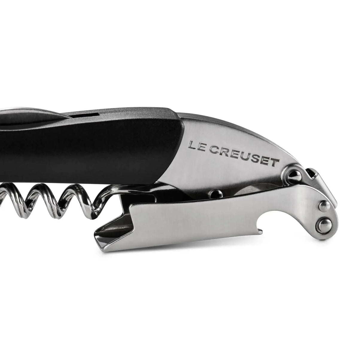 Sacacorchos Sommelier 2 Tiempos Clásico Matte Black-Descorchadores