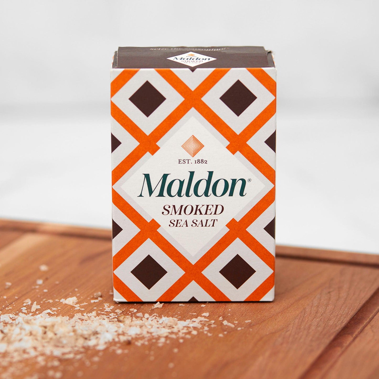Caja de Sal de Mar Ahumada en Escamas 125 Grs Maldon