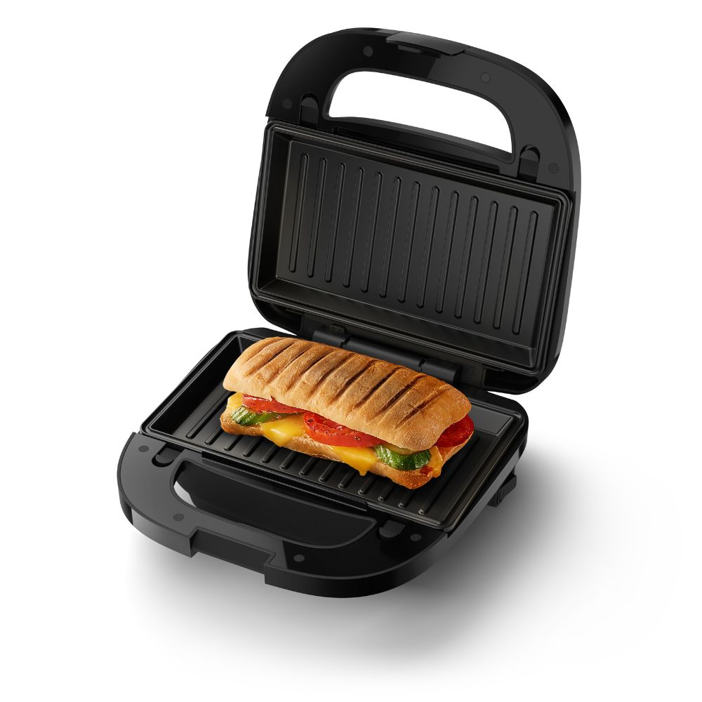 Sandwichera Philips HD2350/80 3 En 1 Paninis Waffles Y Sándwiches Philips3#Negro