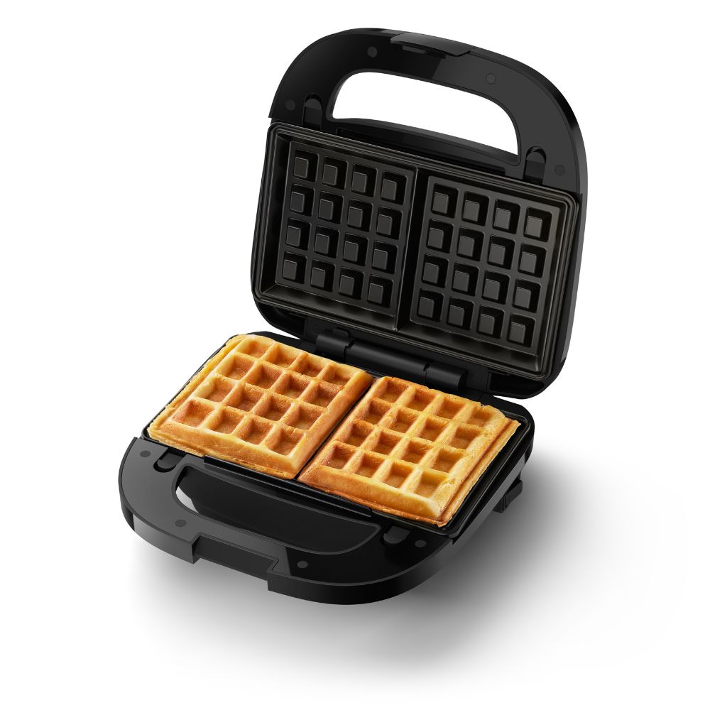 Sandwichera Philips HD2350/80 3 En 1 Paninis Waffles Y Sándwiches Philips4#Negro