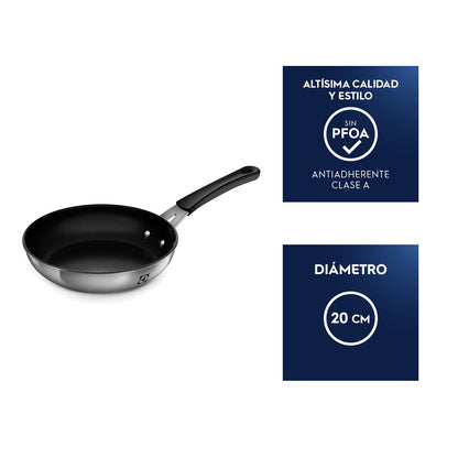 Sartén Antiadherente 20 cm Electrolux3#Gris