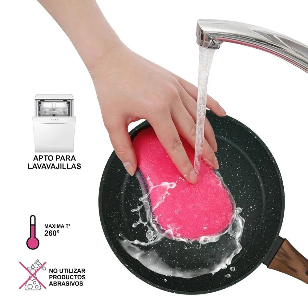 Sartén Antiadherente Cuisine Pro Set Fissman-Sartenes