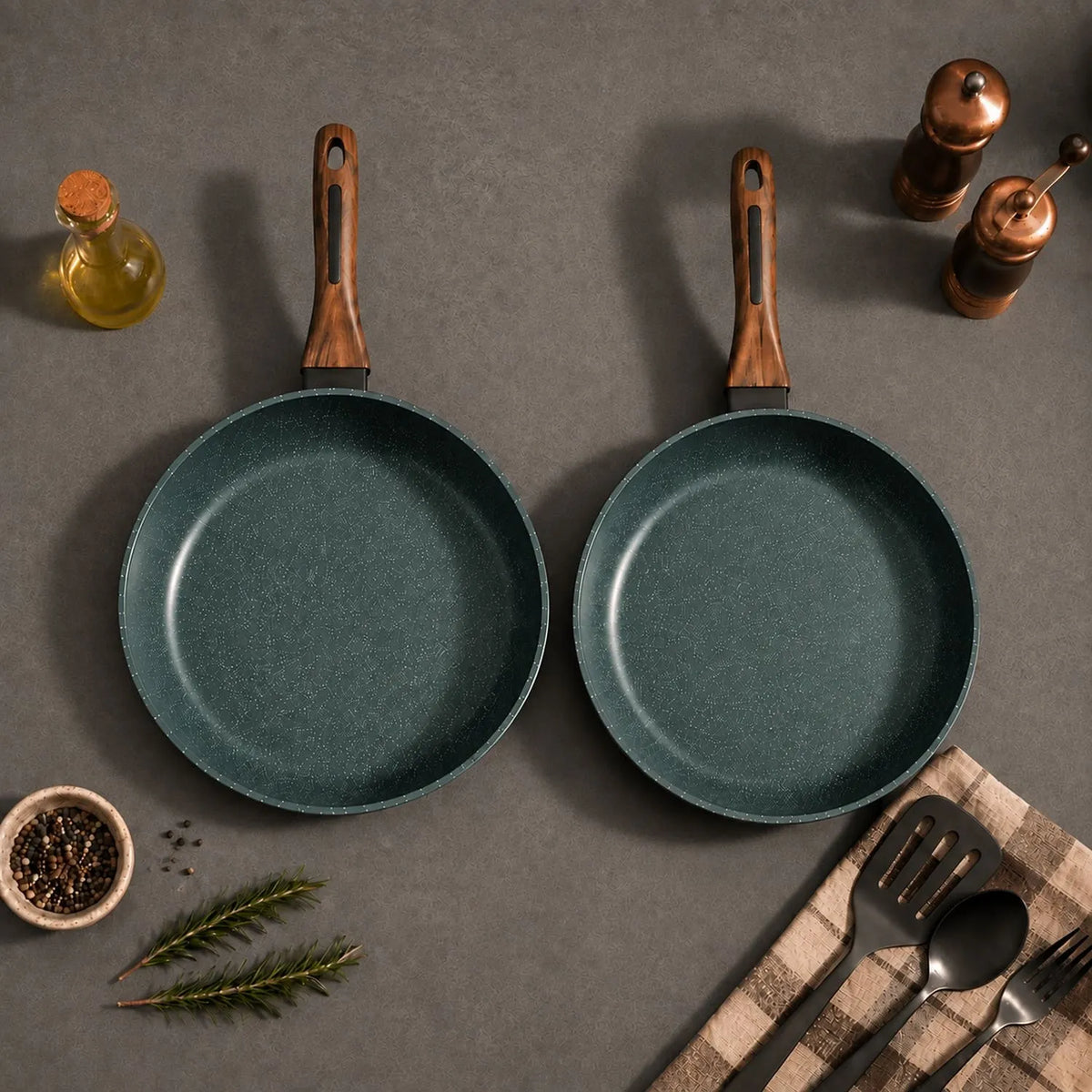 Sartén Antiadherente Cuisine Pro Set Fissman-Sartenes
