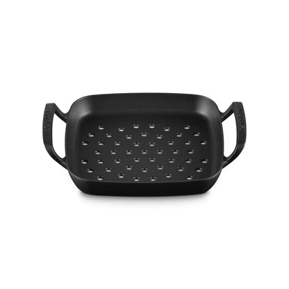 Sartén Asadora Cuadrada Alpine Outdoor 30 cm Matte Black Le Creuset-Parrillas