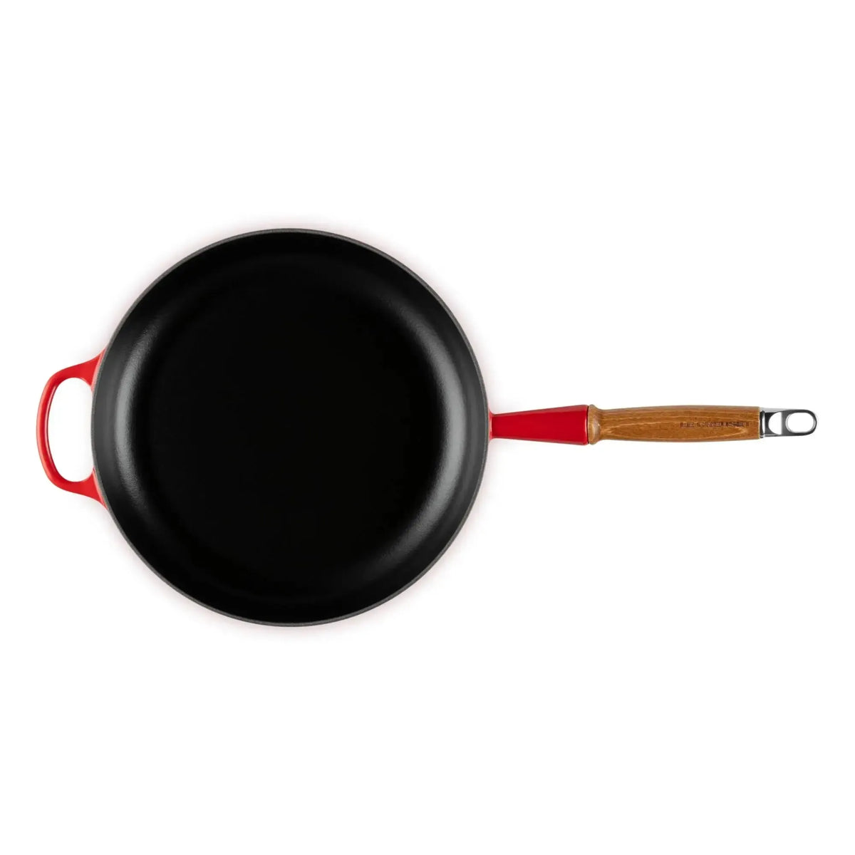 Sartén Mango Madera Signature 28 cm Cereza Le Creuset-Sartenes