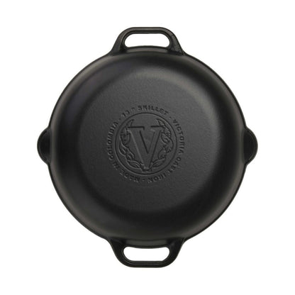 Sartén Paellera 33 cm Curado Victoria9#Negro