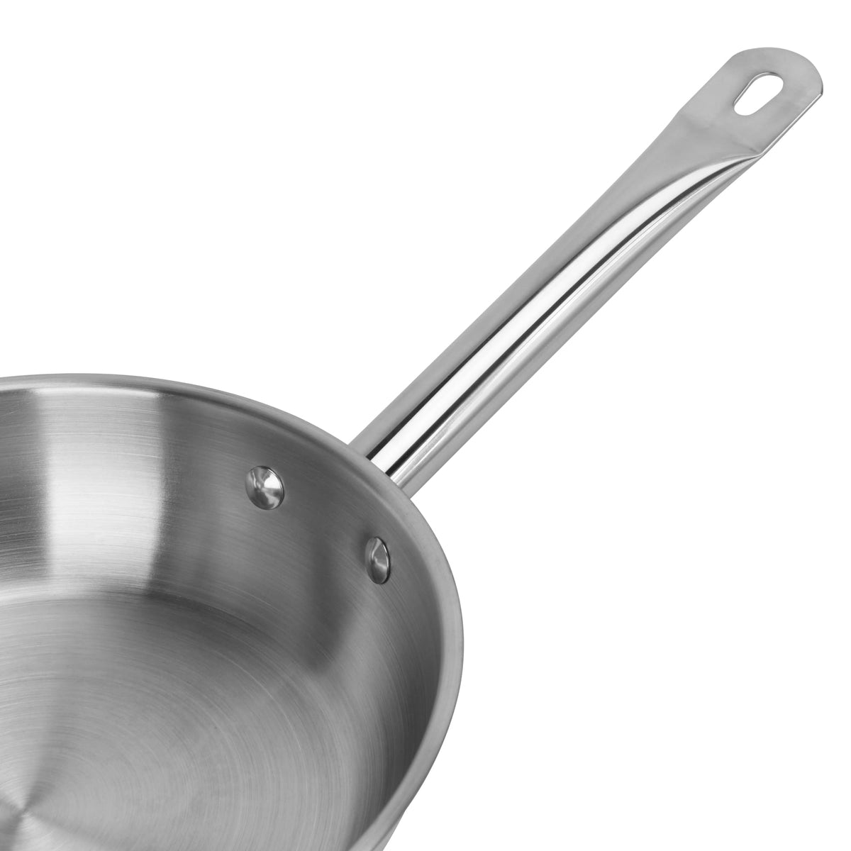 Sartén Professional Acero Inoxidable 28x6,5 cm Fissman-Sartenes