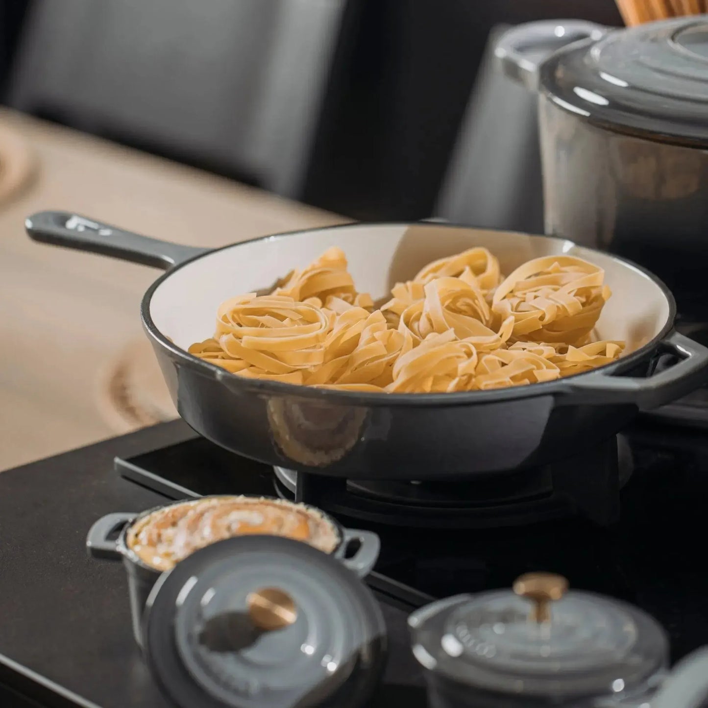 Sartén Skillet Hierro Fundido Graphite Cuina2#Gris