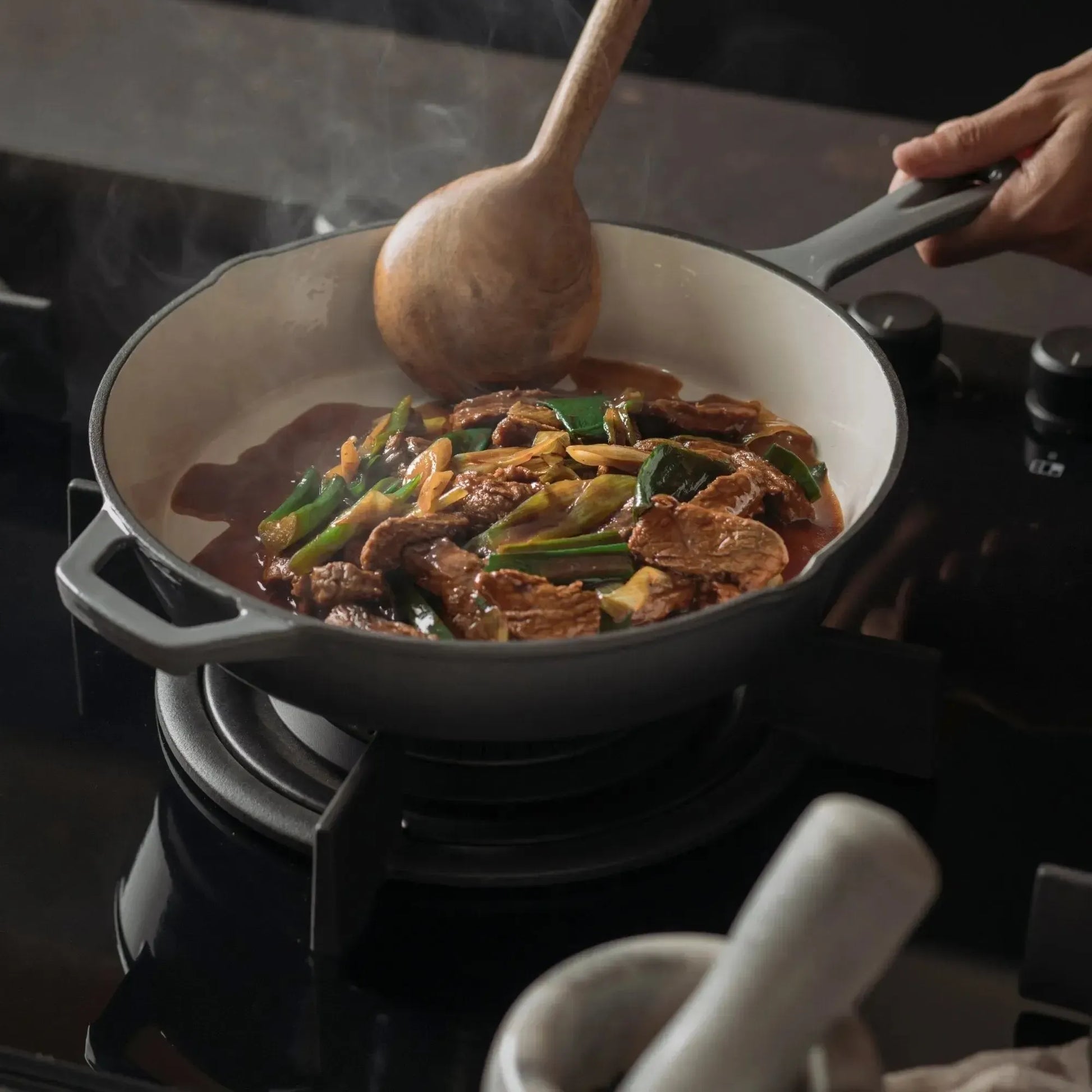 Sartén Skillet Hierro Fundido Graphite Cuina1#Gris