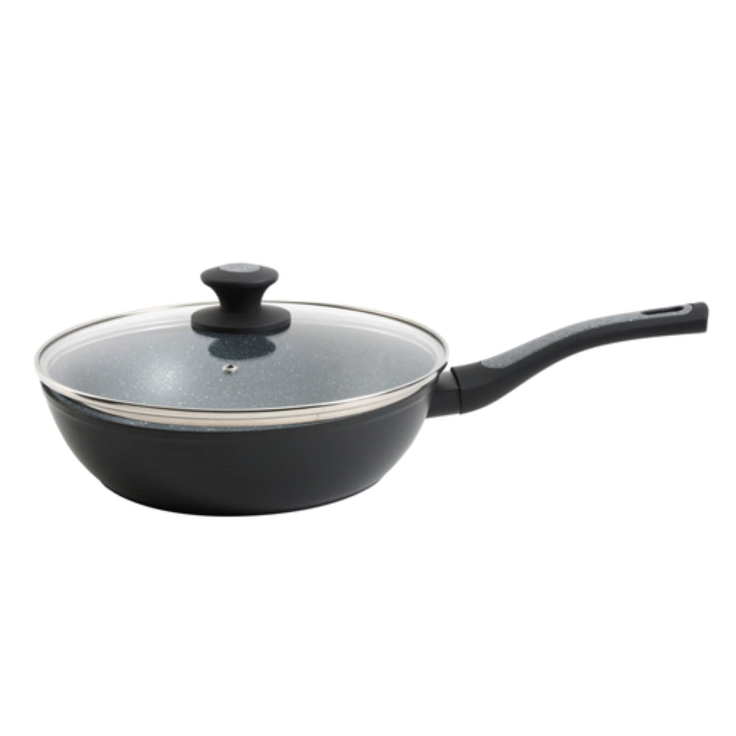 Sartén Wok Aluminio con Tapa Bastone 26 cm Oster2#Gris
