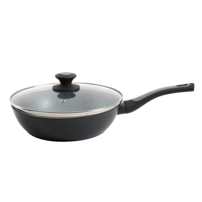 Sartén Wok Aluminio con Tapa Bastone 26 cm Oster2#Gris