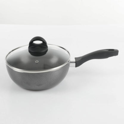 Sartén Wok Aluminio c/Tapa Clairborne 24 cm Oster3#Gris