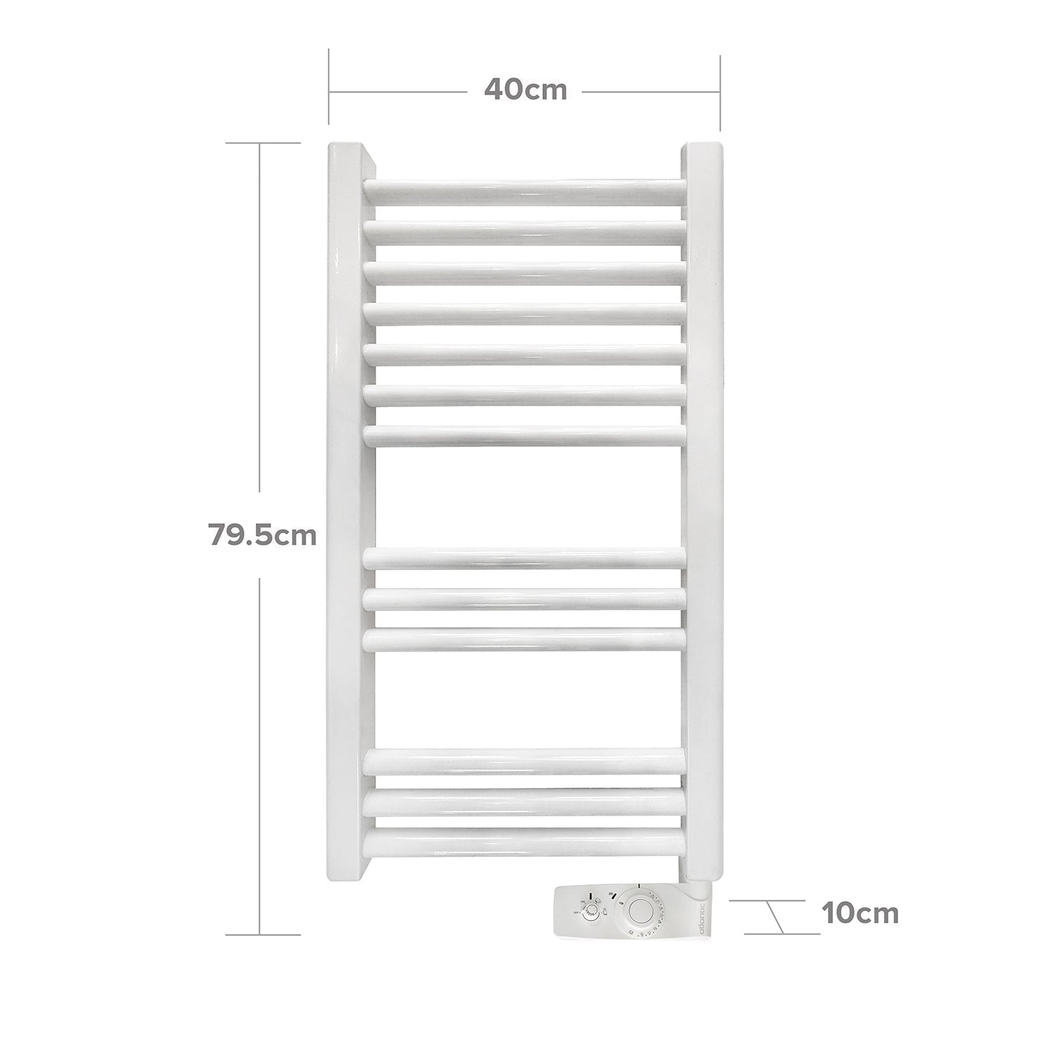Seca Toallas Eléctrico ETR 300W Atlantic2#Blanco