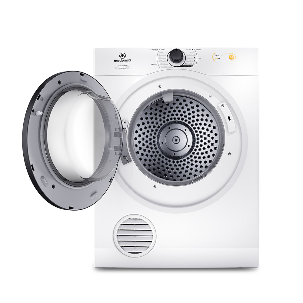 Secadora de Ropa 9 Kg Carga Frontal con Secado Automático 9D BZG Mademsa4#Blanco