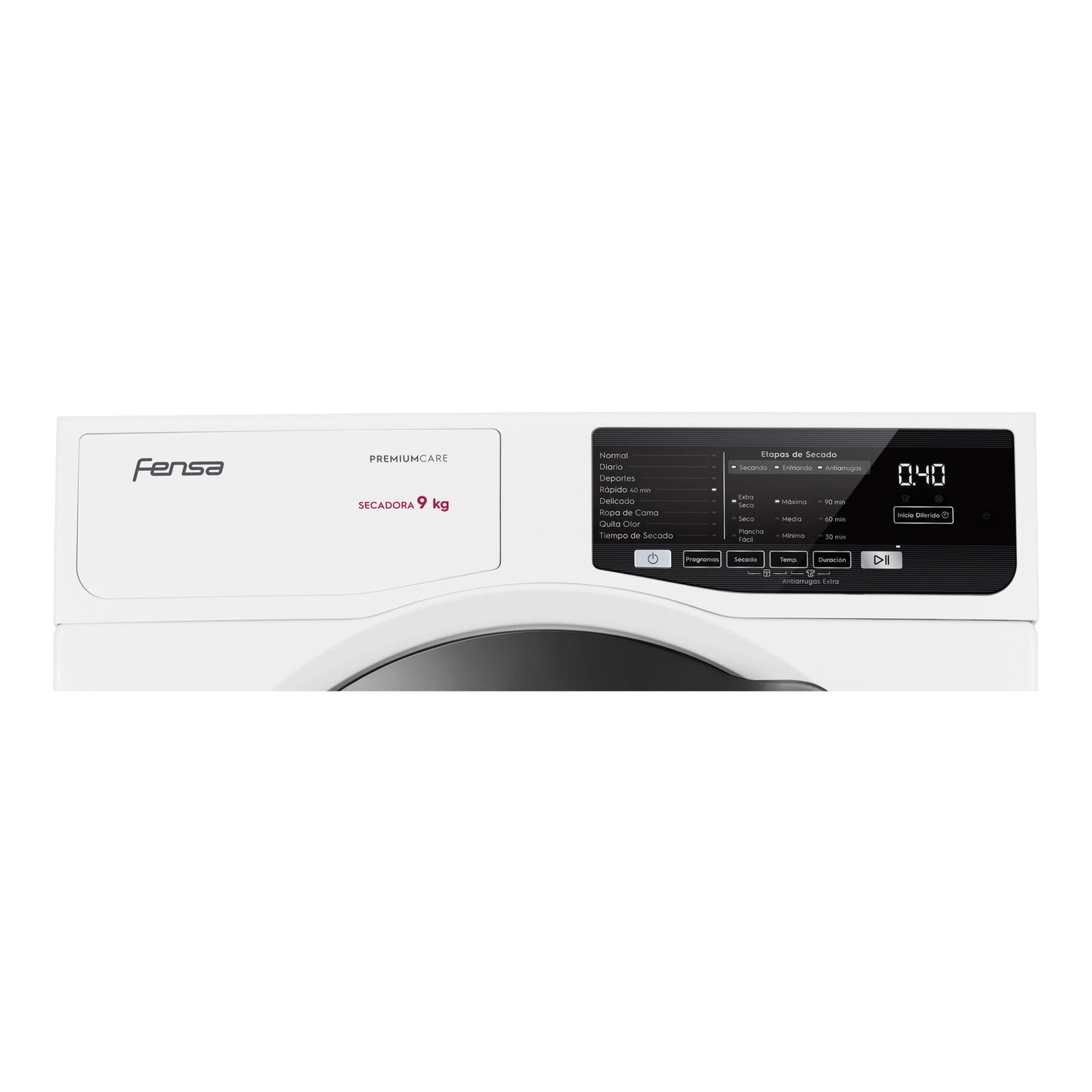 Secadora de Ropa 9Kg Carga Frontal Superior Premium Care 9D Fensa4#Blanco