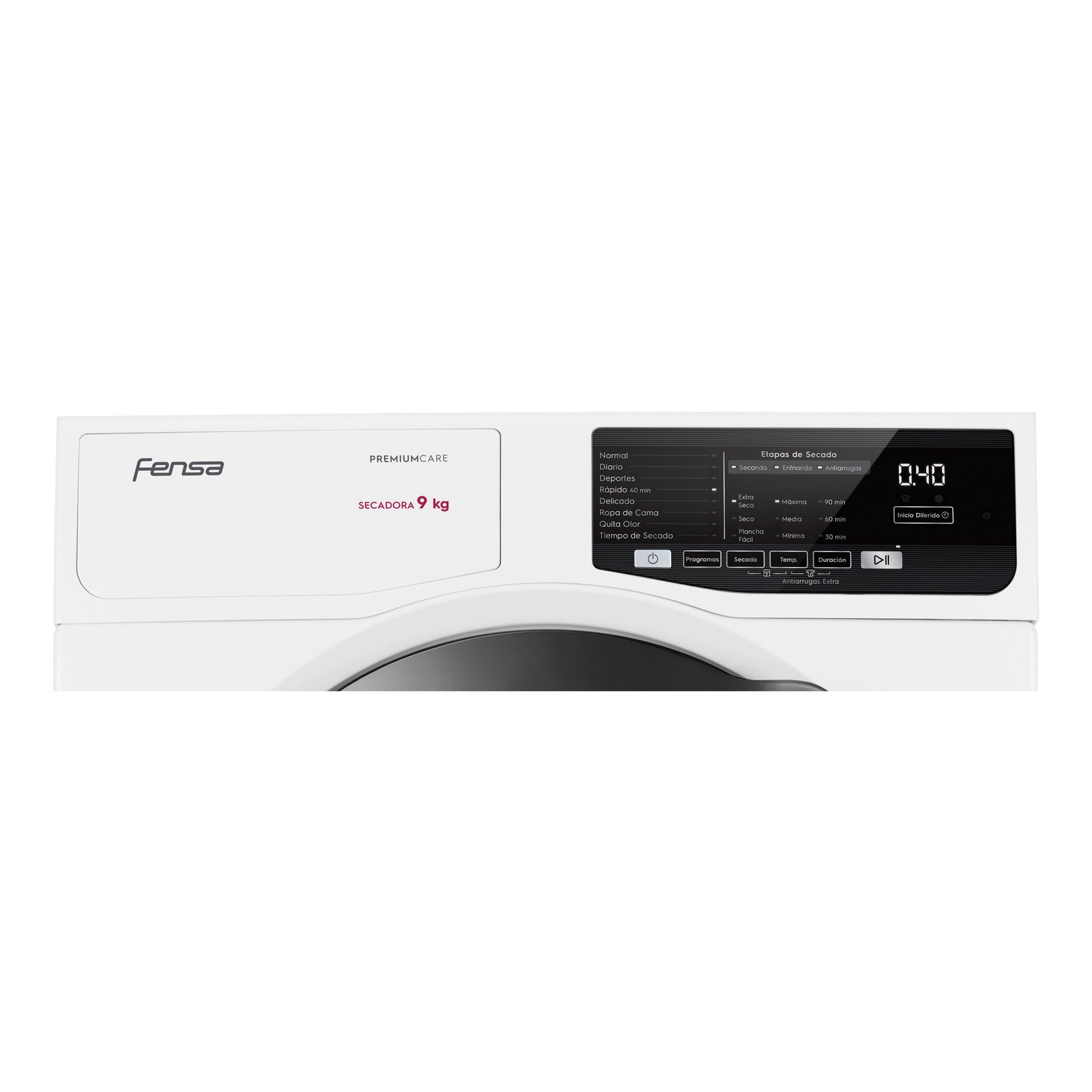 Secadora de Ropa 9Kg Carga Frontal Superior Premium Care 9D Fensa4#Blanco