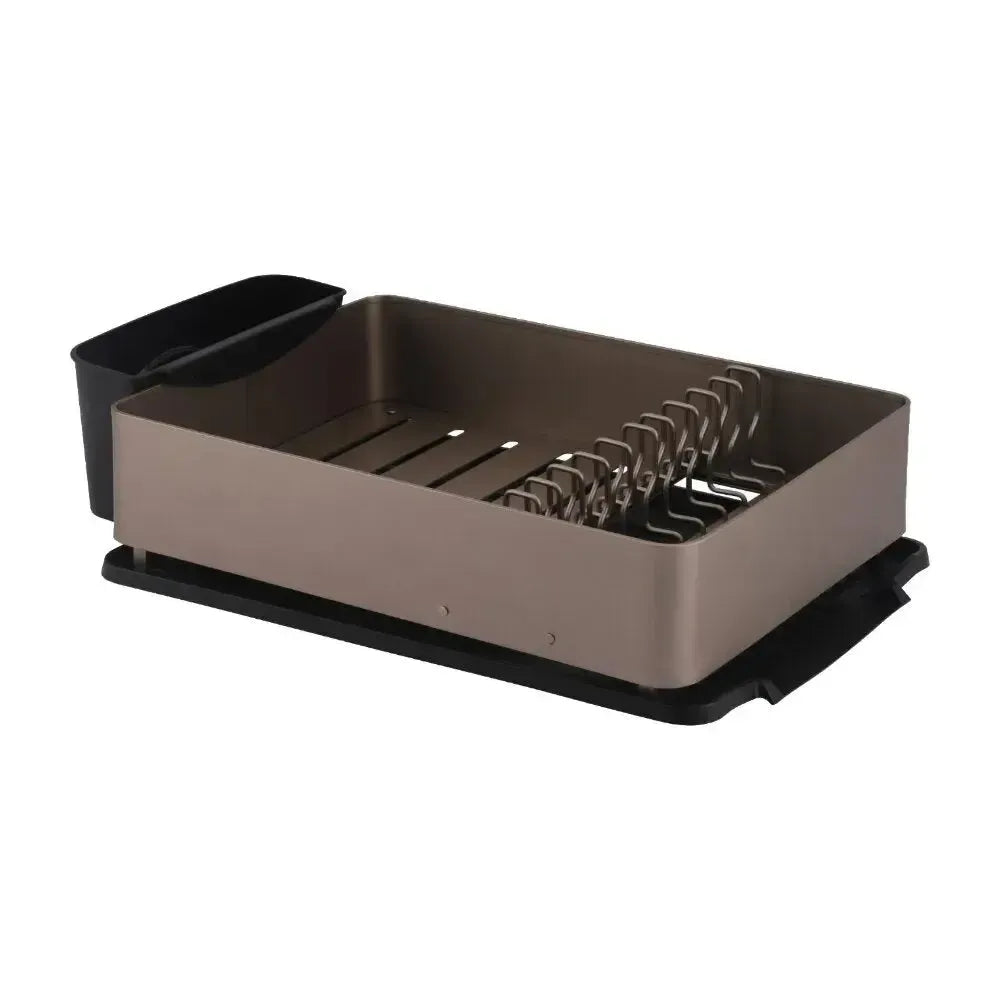 Secaplatos Elite Dry Simple Cook en acabado bronze, vista en perspectiva