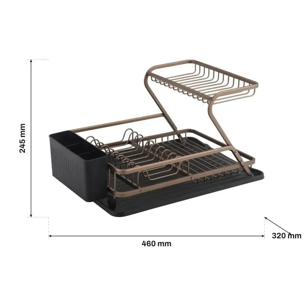 Medidas del Secaplatos Pure Dry Simple Cook: alto 245 mm, ancho 460 mm, fondo 320 mm