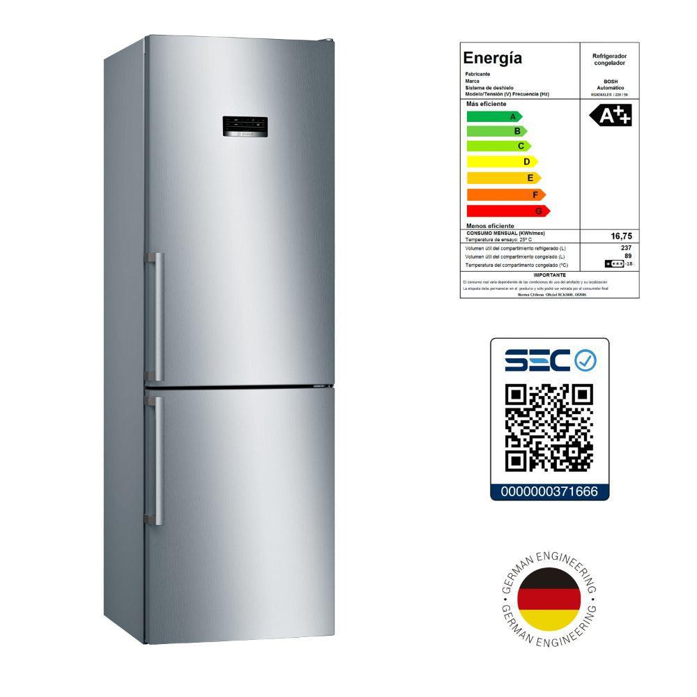 Frigorífico Combinado Libre Instalación Serie 4 Bosch6#Inox