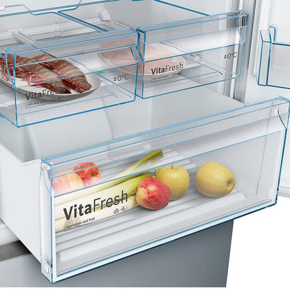 Frigorífico Combinado Libre Instalación Antihuellas Serie 4 Bosch5#Inox