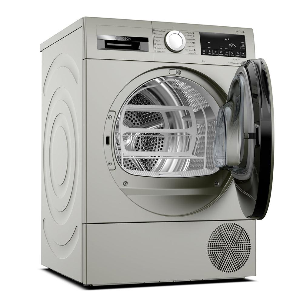 Secadora con Bomba de Calor 9 kg Serie 6 WQG2450XCL Bosch1#Inox